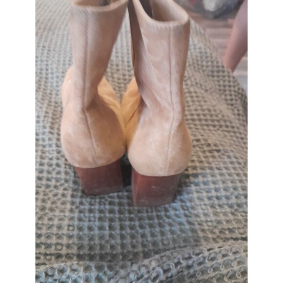 Lord And Taylor Brown Leather Ankle Zip Up Boots 7.5 Womens - Picture 5 of 10